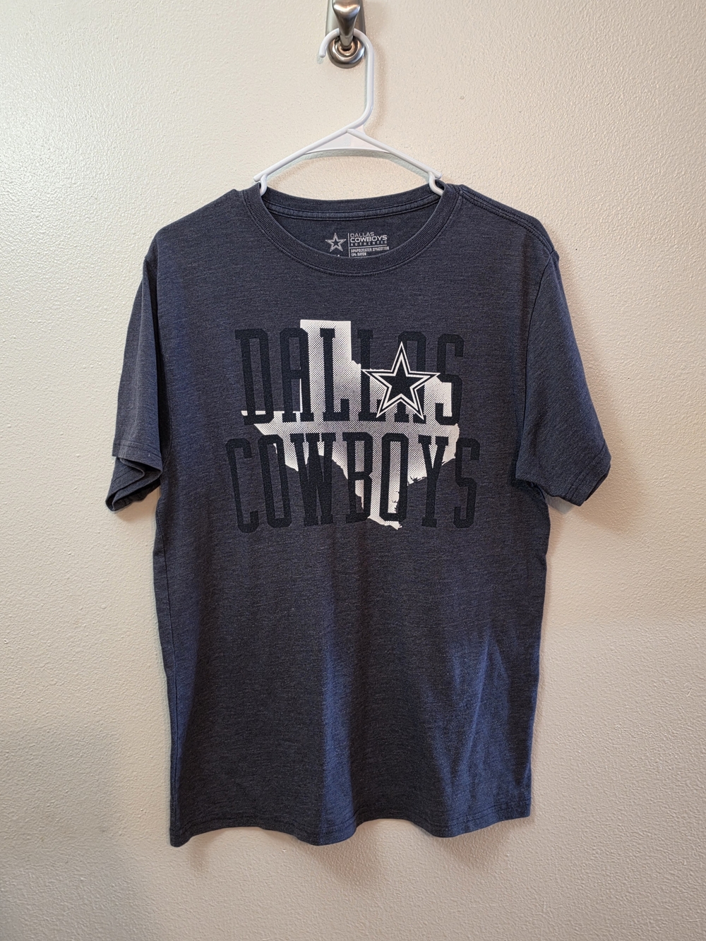 NFL Dallas Cowboys Short Sleeve Tee - Navy & White